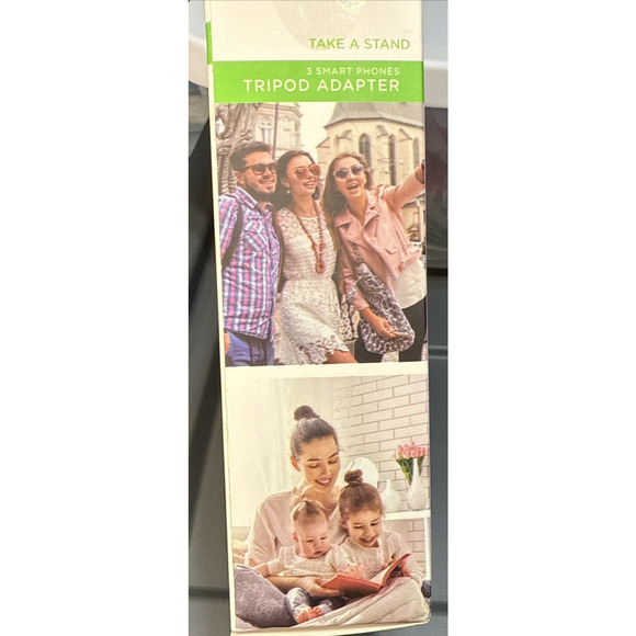 Vivitar Tripod Adapter 3 Smartphones Adjustable Grip Easy Mount - Picture 11 of 12